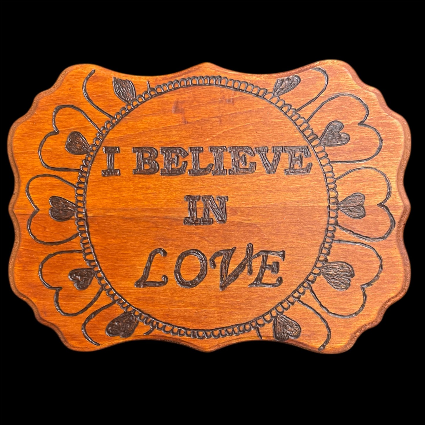 Inspirational Wooden Plaques for Door and Wall Hanging Wood Burned by Hand