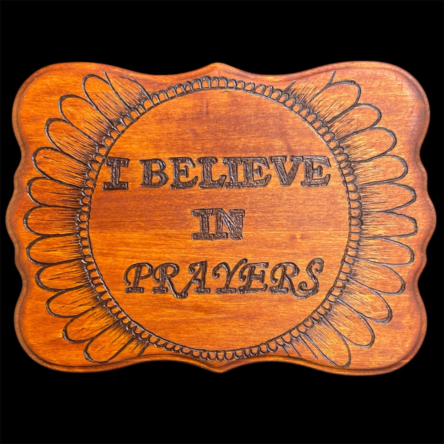 Inspirational Wooden Plaques for Door and Wall Hanging Wood Burned by Hand