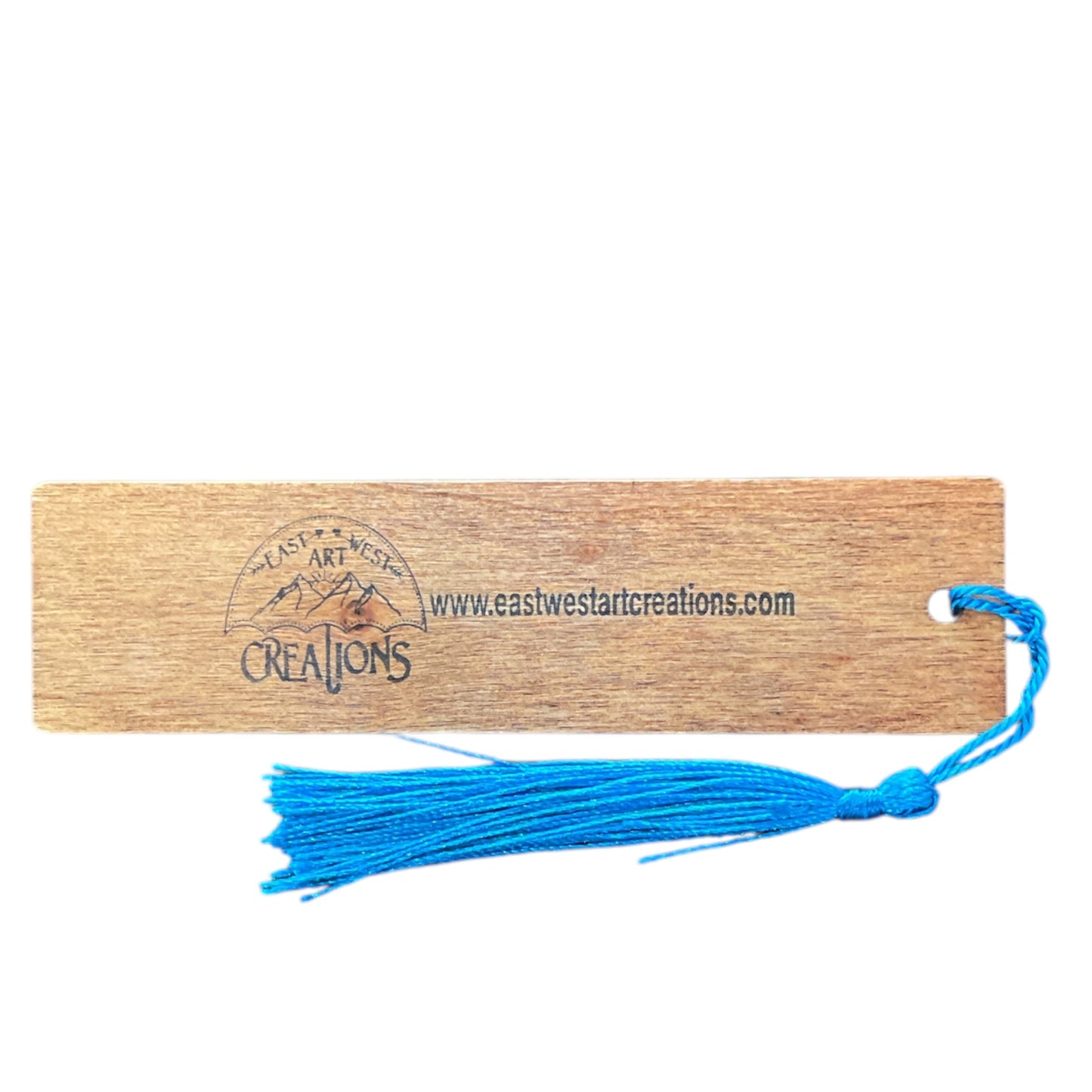 Handcrafted Bookmarks Wood Burned Words Feather Floral Design with Tassels