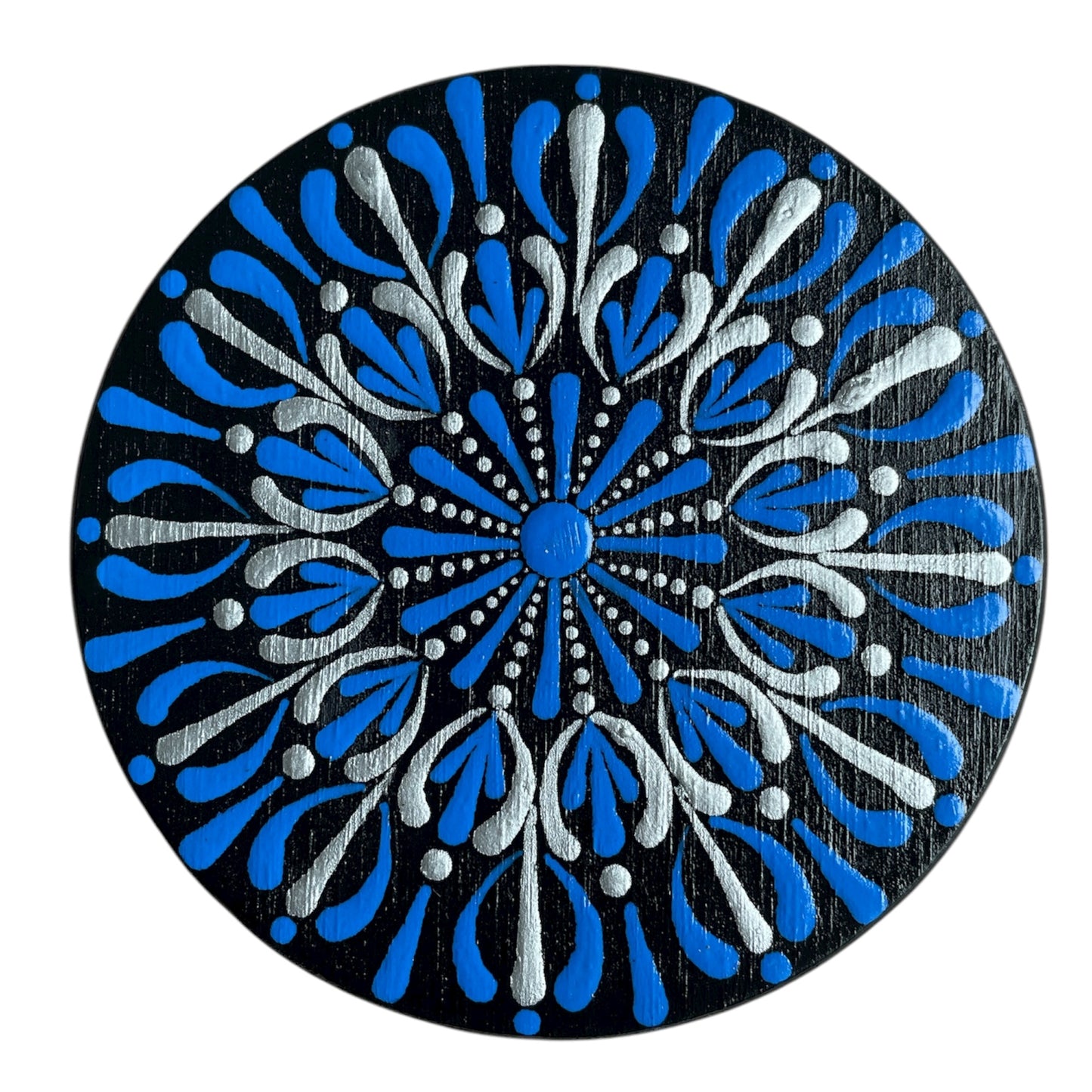 Drink Coasters Hand Painted with Unique Mandalas Table Decor