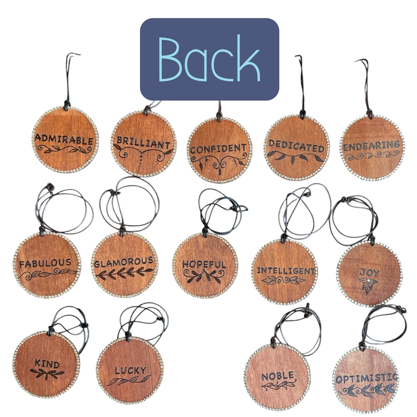 Ornaments | English Alphabets | Positive Words | Car Accessories | Clear Rhinestones