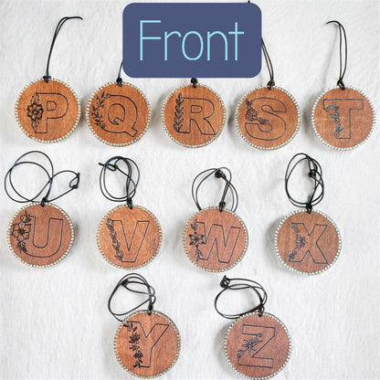 Tree Ornaments | Alphabets | Positive Word | Clear Rhinestones | Car Accessories