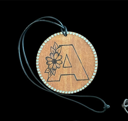 Initials Letters Holiday Tree Ornaments | Car Accessories