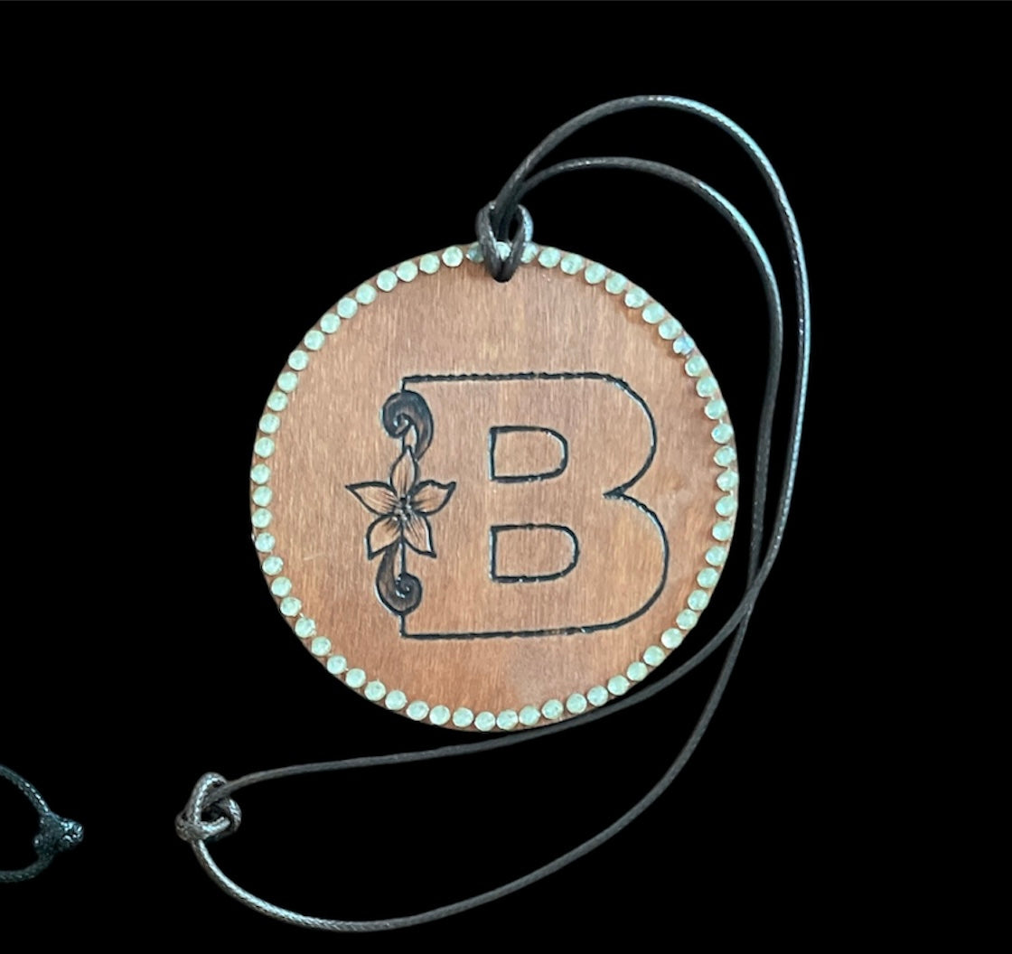 Initials Letters Holiday Tree Ornaments | Car Accessories
