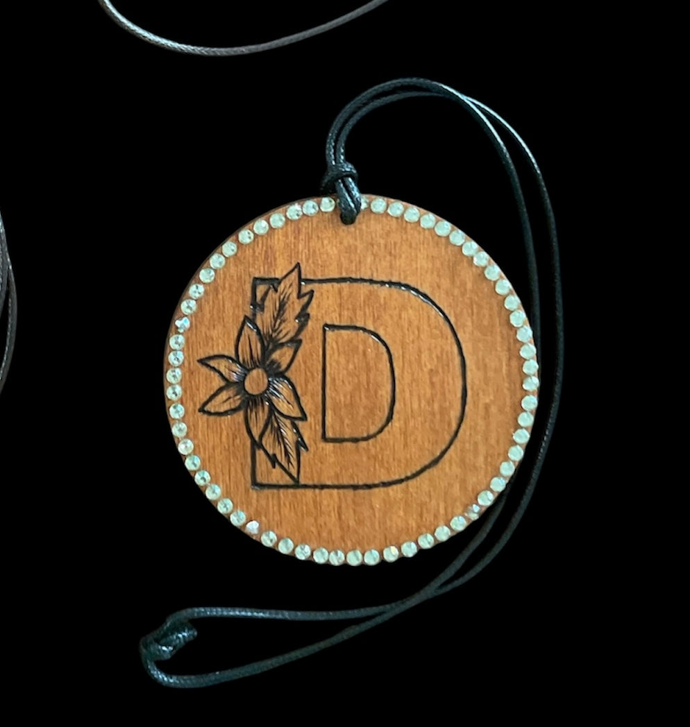 Initials Letters Holiday Tree Ornaments | Car Accessories