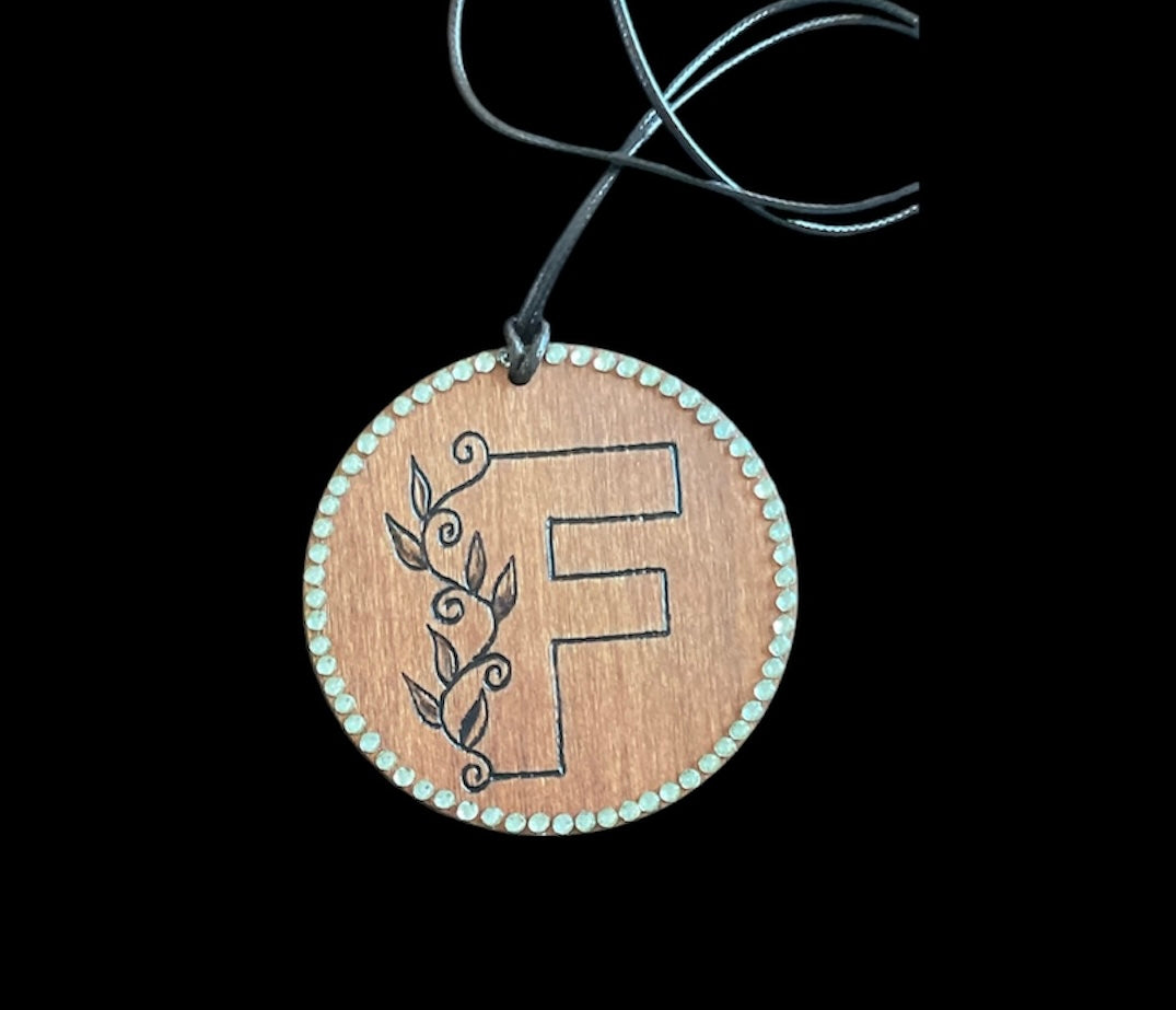 Initials Letters Holiday Tree Ornaments | Car Accessories