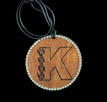 Initials Letters Holiday Tree Ornaments | Car Accessories