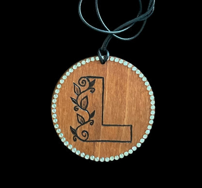 Initials Letters Holiday Tree Ornaments | Car Accessories
