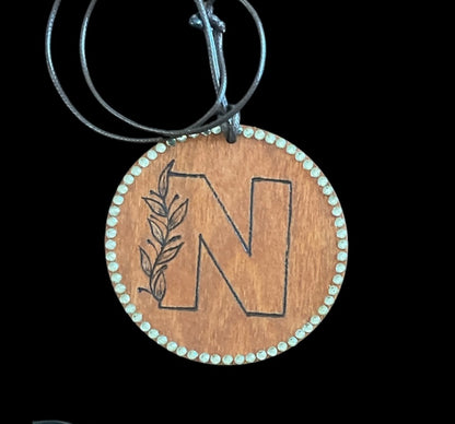 Initials Letters Holiday Tree Ornaments | Car Accessories