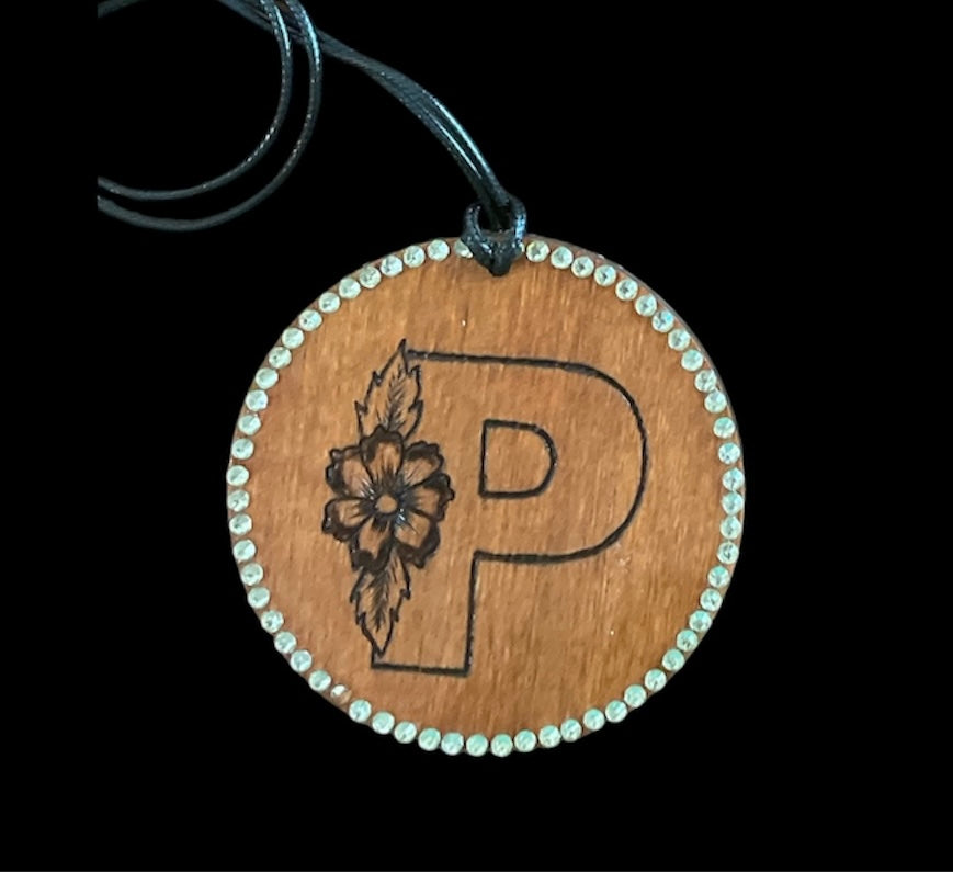 Initials Letters Holiday Tree Ornaments | Car Accessories