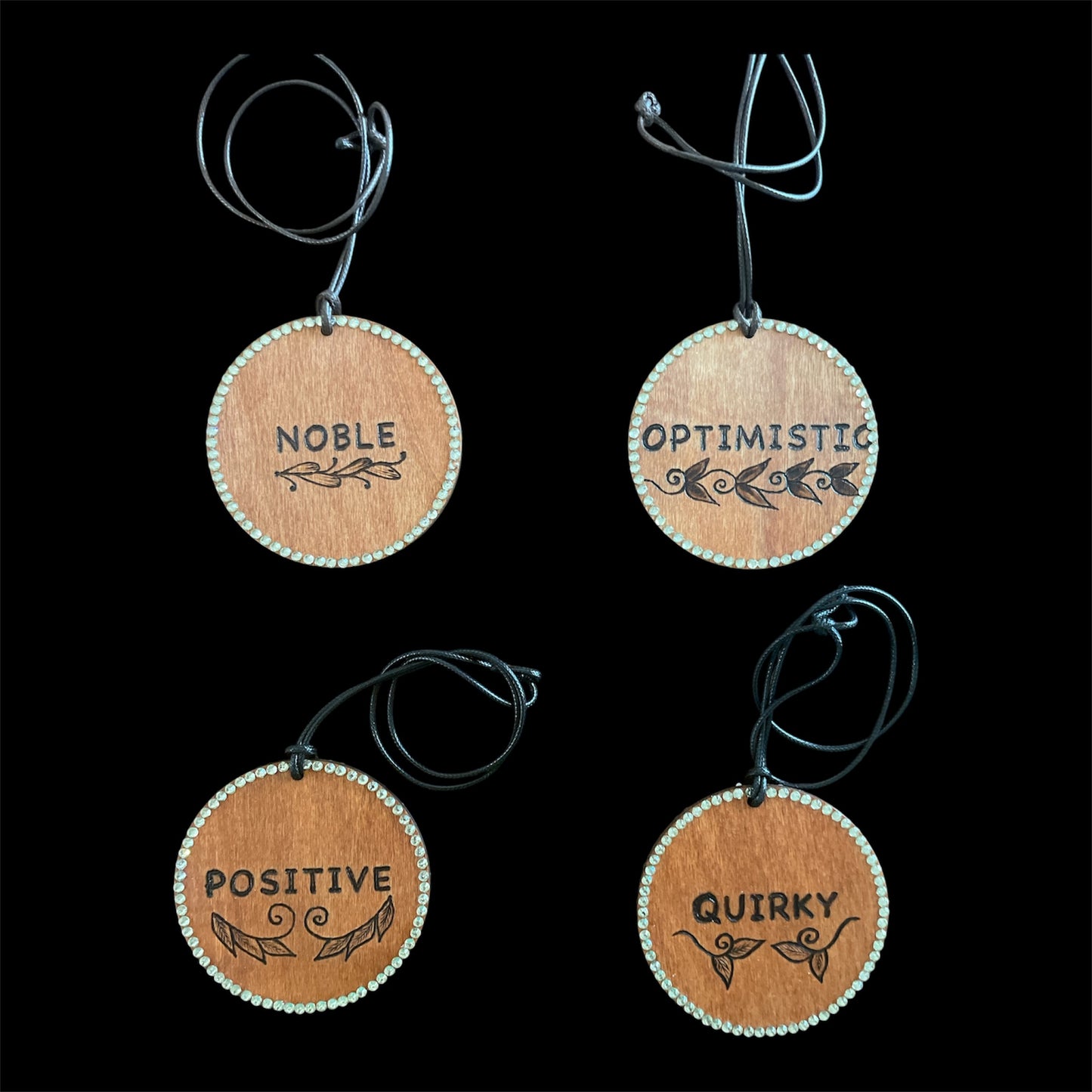 Initials Letters Holiday Tree Ornaments | Car Accessories