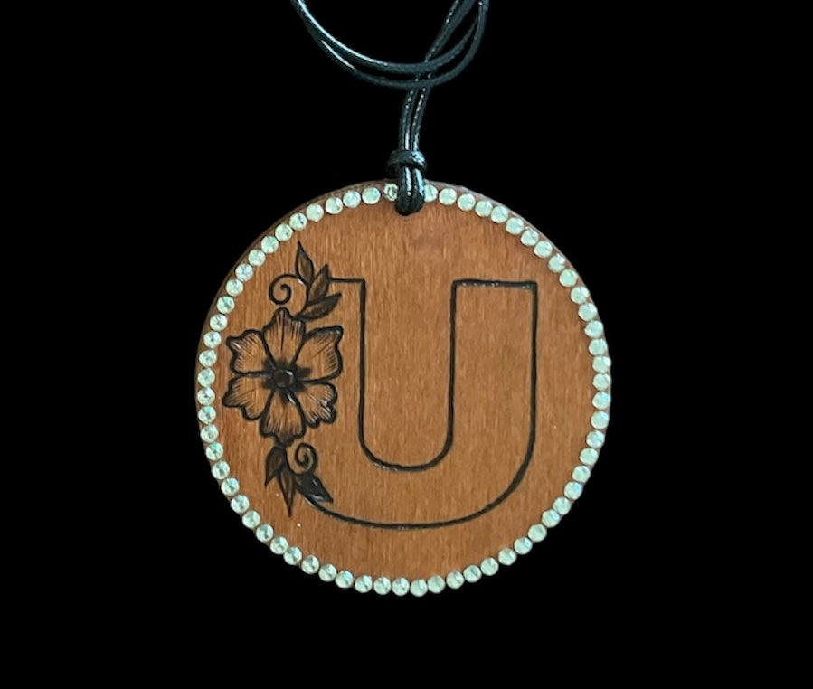 Initials Letters Holiday Tree Ornaments | Car Accessories