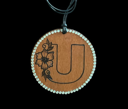 Initials Letters Holiday Tree Ornaments | Car Accessories