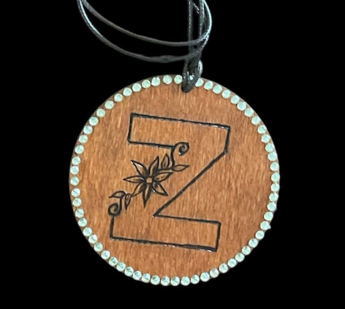 Initials Letters Holiday Tree Ornaments | Car Accessories