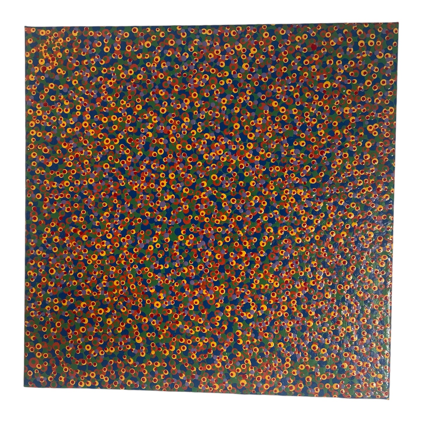 Original Abstract Painting| 9 Panel Artwork | Pointillism Artwork| Collectors Edition