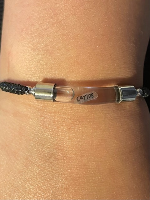 Men Women Unisex Bracelet Writing on Rice Unique Jewelry