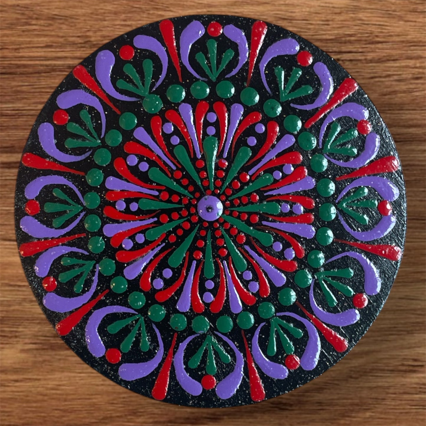 Single Drinks Coasters Hand Painted | Coffee Cold Drinks Holder