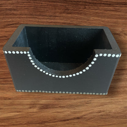 Table Coasters Holders  Hand Painted Wooden Coaster Holders Three Different Styles