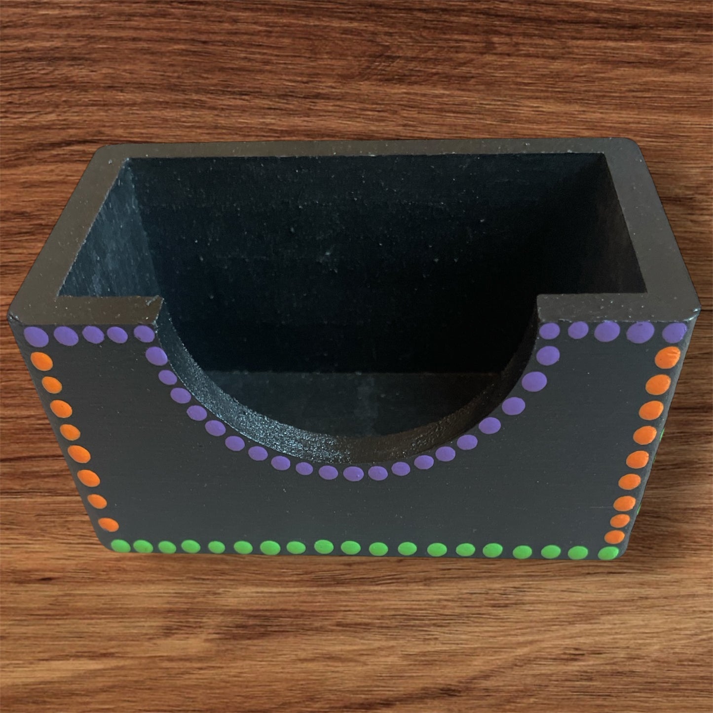 Table Coasters Holders  Hand Painted Wooden Coaster Holders Three Different Styles