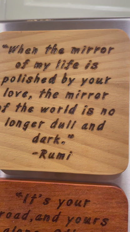 Round Wooden Magnets
