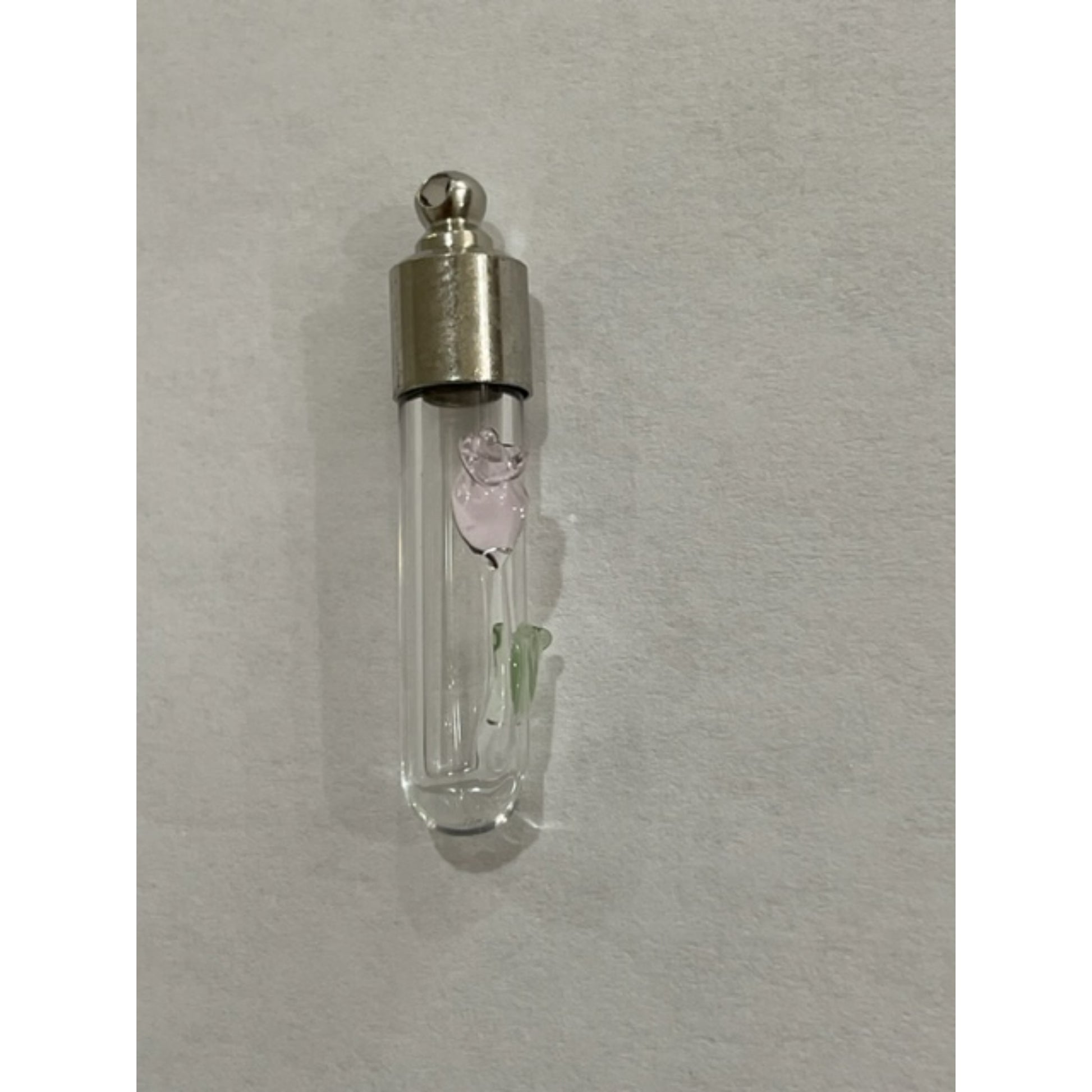 Writing on Rice Jewelry Pink Rose Necklace - East West Art Creations
