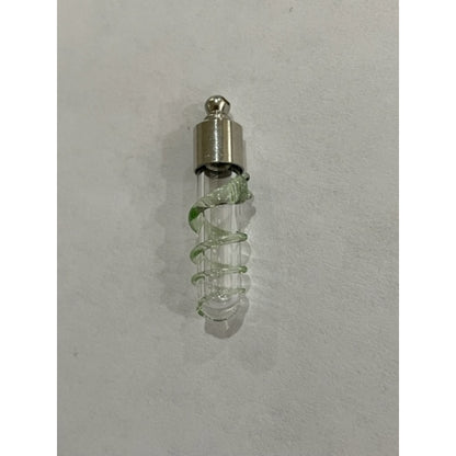 Writing on Rice Jewelry Green Snake Necklace - East West Art Creations