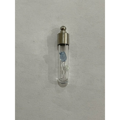 Writing on Rice Jewelry Blue Rose Necklace - East West Art Creations