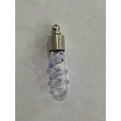 Writing on Rice Jewelry Purple Snake Necklace - East West Art Creations
