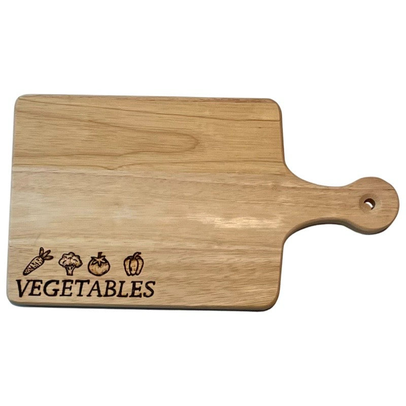 Vegetables Butter Board Cutting Board Handmade Wood Burned Art