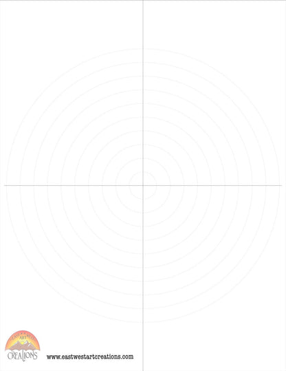 Mandala Grid Practice Sheets PDF File (Digital Download Only) 13 Styles to choose from | Activity Sheets | Work Sheets | Printable Sheets