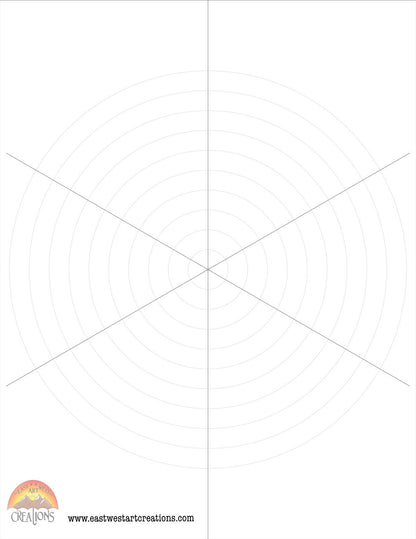 Mandala Grid Practice Sheets PDF File (Digital Download Only) 13 Styles to choose from | Activity Sheets | Work Sheets | Printable Sheets