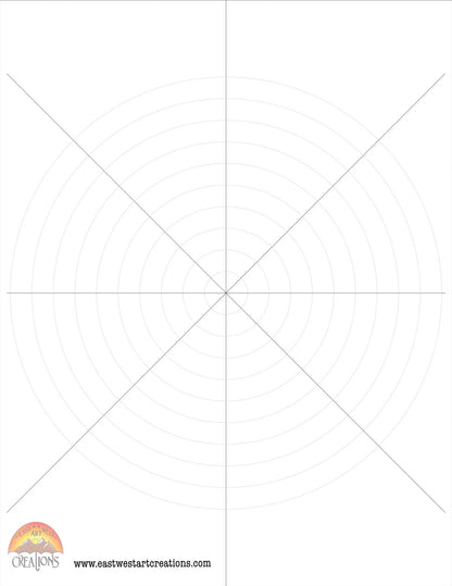 Mandala Grid Practice Sheets Laminated | 13 Styles to choose from | Activity Sheets | Work Sheets | Printable Sheets | Dot Art Practice