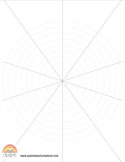 Mandala Grid Practice Sheets PDF File (Digital Download Only) 13 Styles to choose from | Activity Sheets | Work Sheets | Printable Sheets