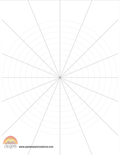 Mandala Grid Practice Sheets PDF File (Digital Download Only) 13 Styles to choose from | Activity Sheets | Work Sheets | Printable Sheets