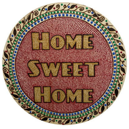 Home Sweet Home Dot Art - East West Art Creations