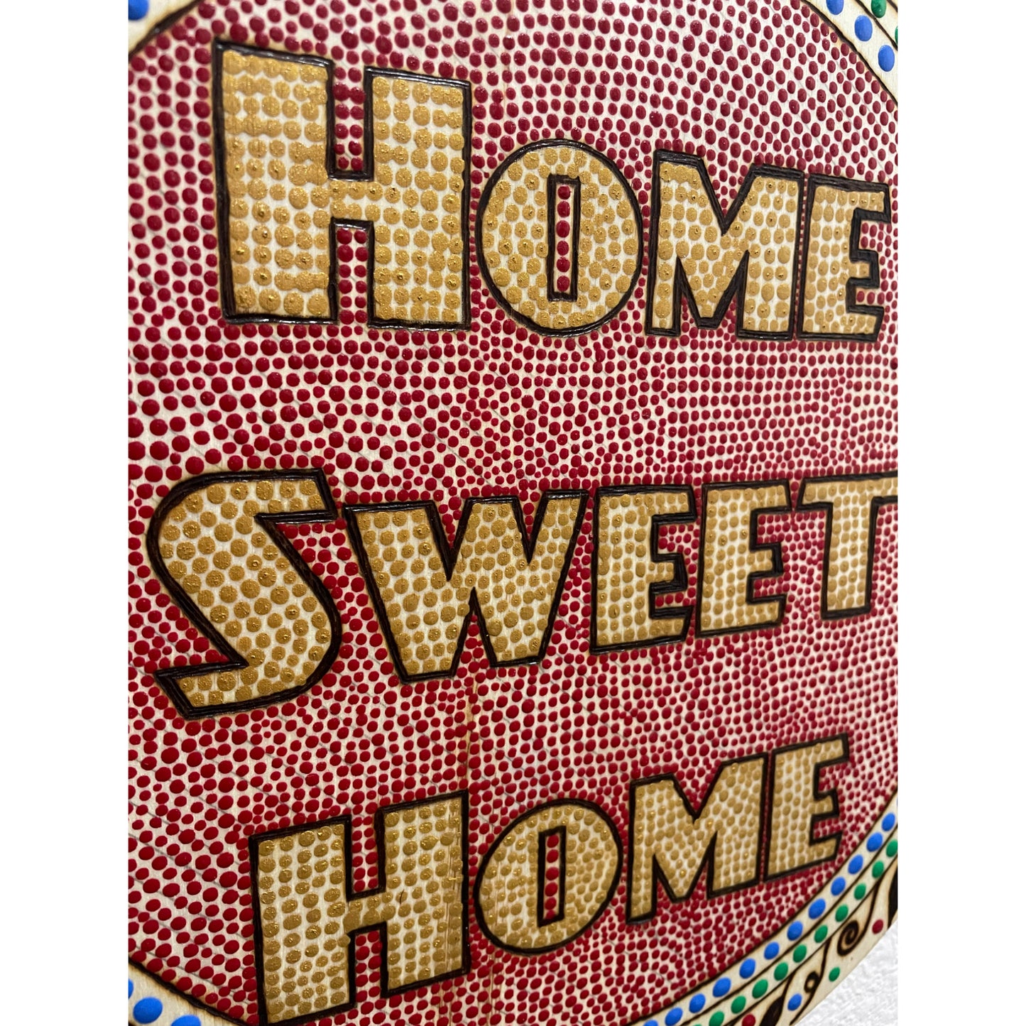 Home Sweet Home Dot Art - East West Art Creations