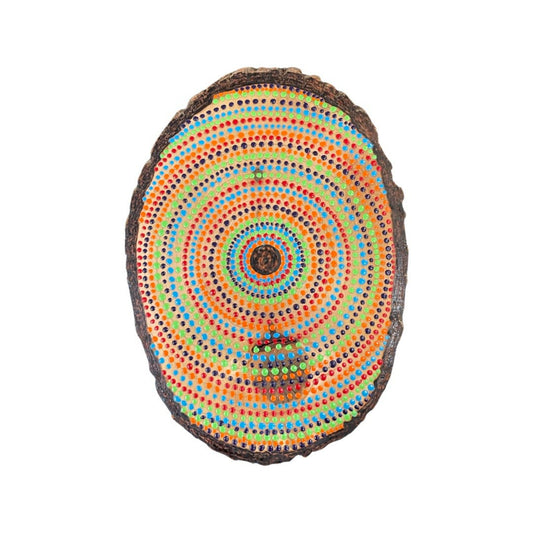 Dot Art Work on Basswood - East West Art Creations