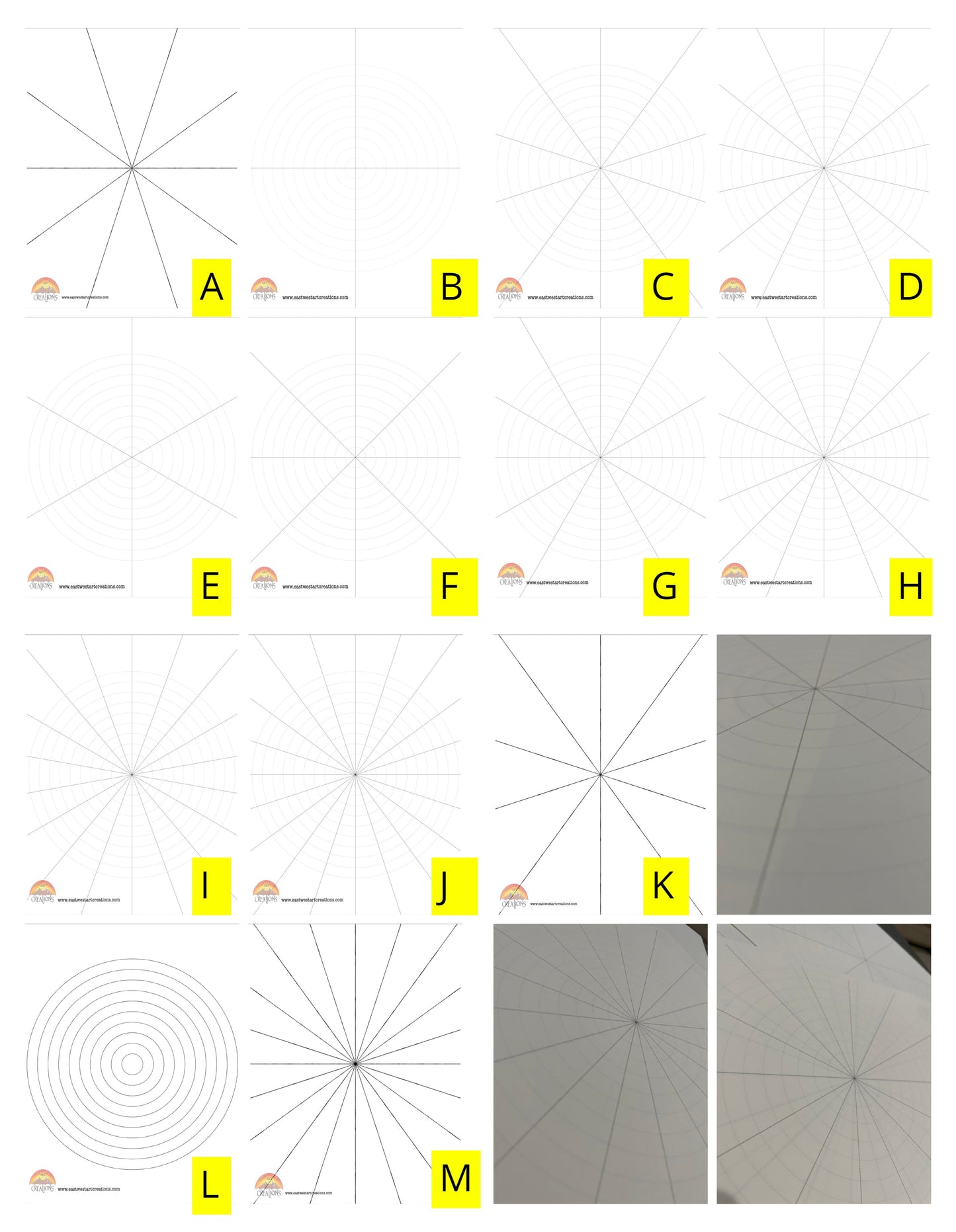 Mandala Grid Practice Sheets PDF File (Digital Download Only) 13 Styles to choose from | Activity Sheets | Work Sheets | Printable Sheets