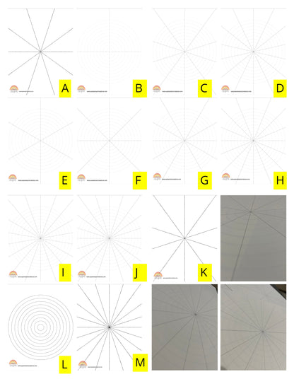 Mandala Grid Practice Sheets PDF File (Digital Download Only) 13 Styles to choose from | Activity Sheets | Work Sheets | Printable Sheets